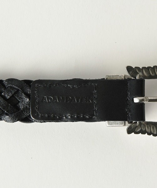 ADAMPATEK/アダムパテック/braided leather belt/編み込みレザーベルト