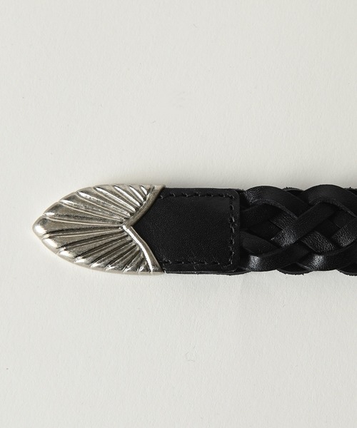 ADAMPATEK/アダムパテック/braided leather belt/編み込みレザーベルト