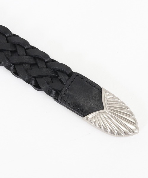 ADAMPATEK/アダムパテック/braided leather belt/編み込みレザーベルト