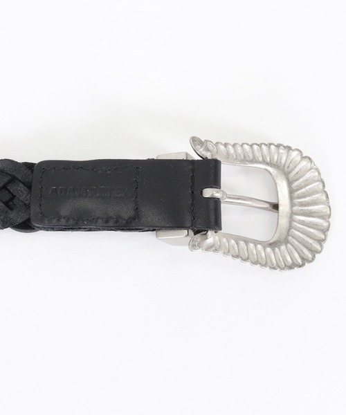 ADAMPATEK/アダムパテック/braided leather belt/編み込みレザーベルト