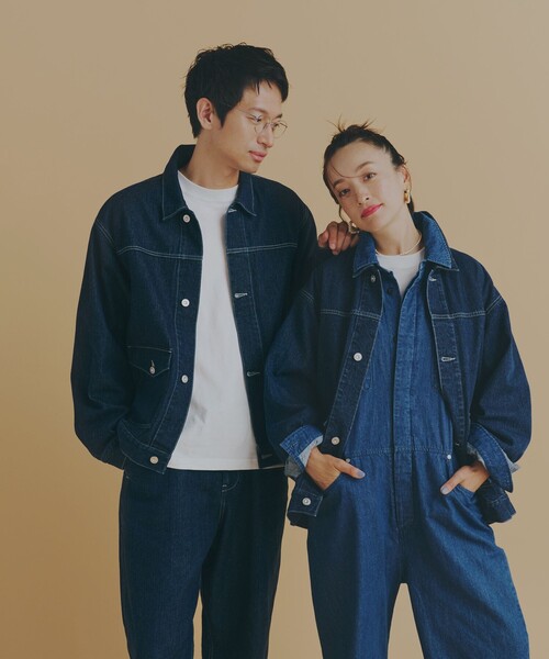 coen（コーエン）の「TATSURO YASUI  デニムジャケット（デニムジャケット・メンズ・ネイビー・M/L/XL）」の8枚目の写真