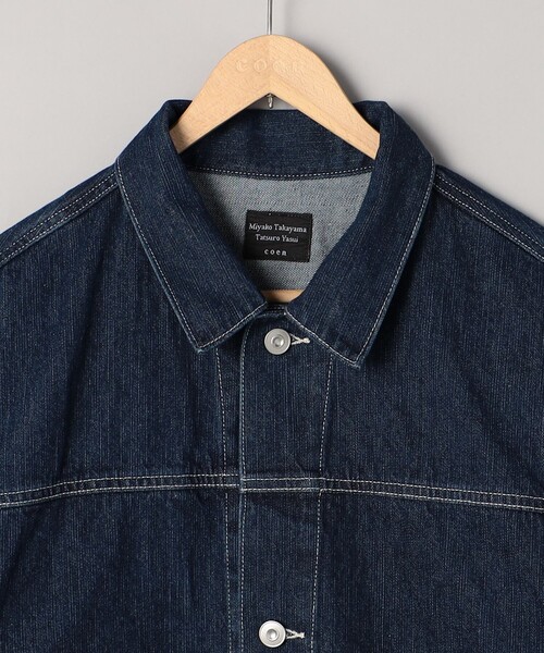 coen（コーエン）の「TATSURO YASUI  デニムジャケット（デニムジャケット・メンズ・ネイビー・M/L/XL）」の22枚目の写真