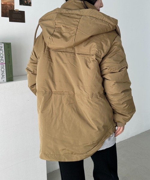 アニエスベー リバーシブルハートキルトジャケット 中綿 ダウンジャケット 181gbl001-11.jpg