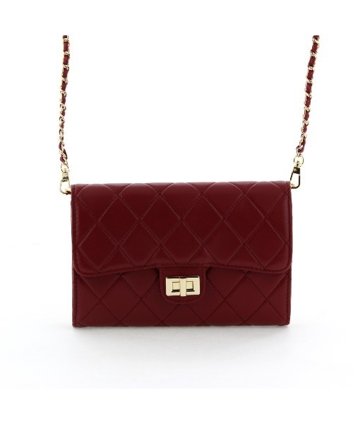 NICAL（ニカル）の「【本革】【NICAL】キルトチェーンバック/544380（ショルダーバッグ・レディース・ネイビー/ベージュ/レッド/キャメル/ブラック・FREE）」の15枚目の写真