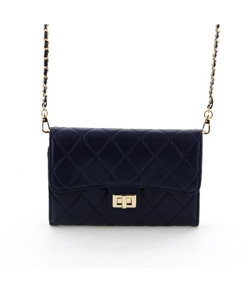 NICAL（ニカル）の「【本革】【NICAL】キルトチェーンバック/544380（ショルダーバッグ・レディース・ネイビー/ベージュ/レッド/キャメル/ブラック・FREE）」の16枚目の写真