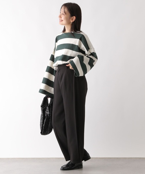 LEPSIM（レプシィム）の「サイドタックパンツ　133641（その他パンツ・レディース・アイボリー/ブラック/グレー・FREE）」の14枚目の写真