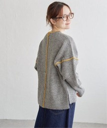 LBC | 配色ステッチ畦ニットプルオーバー(ニット/セーター)