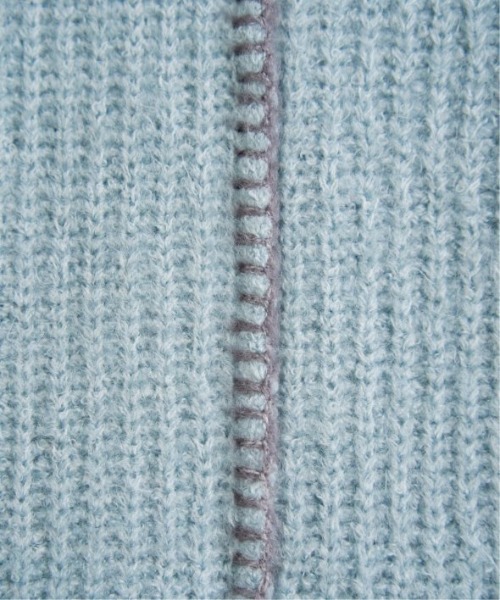 LBC（エルビーシー）の「配色ステッチ畦ニットプルオーバー（ニット/セーター・レディース・ライトブルー/パープル/グレー/オフホワイト・M/L）」の11枚目の写真