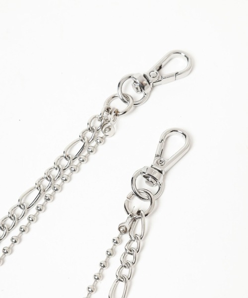 HARE（ハレ）の「サンカクプレートHAREロゴチェーンミニウォレット(HARE)（財布・レディース・ブラック/シルバー・FREE）」の17枚目の写真