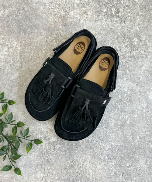 fredy emue(フレディエミュ)の「【SHAKA/シャカ】MOG MULE TASSEL SUEDE(サンダル・レディース・ブラック/ブラウン・24/23)」の11枚目の写真