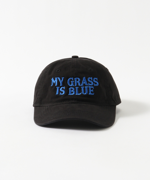 417 EDIFICE(フォーワンセブンエディフィス)の「BLUESCENTRIC My Grass Is Blue(キャップ・メンズ・ブラック/アイボリー・FREE)」の3枚目の写真