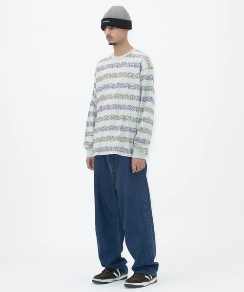 YESEYESEE(イエスアイシー)の「SN Jaquard L/S(Tシャツ/カットソー・メンズ・グリーン系その他/チャコール・MEDIUM/LARGE)」の11枚目の写真