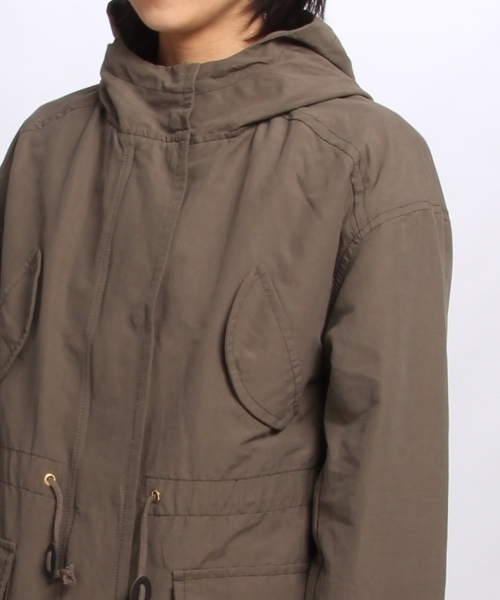 HusHusH（ハッシュアッシュ）の「グログランコート（その他アウター・レディース・ブルー/グリーン・02/03/01）」の6枚目の写真