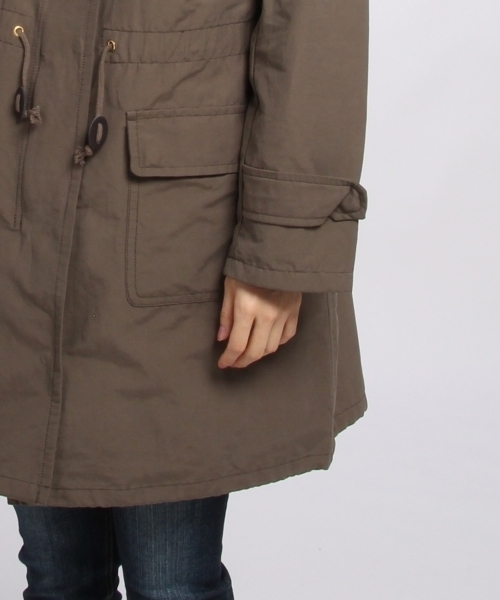 HusHusH（ハッシュアッシュ）の「グログランコート（その他アウター・レディース・ブルー/グリーン・02/03/01）」の7枚目の写真