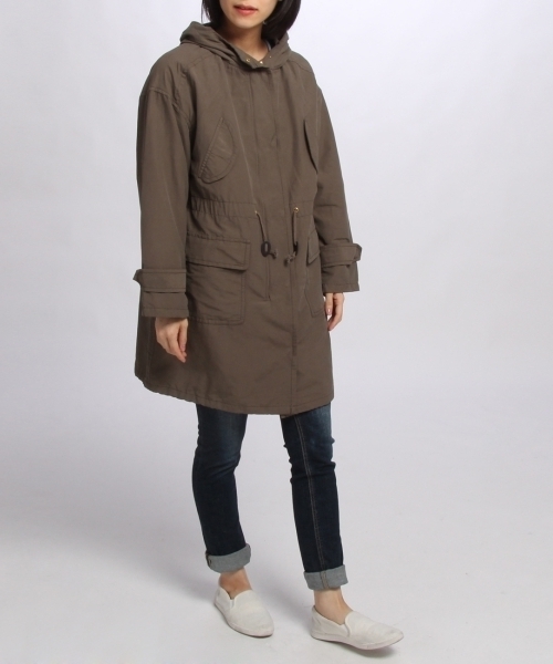 HusHusH（ハッシュアッシュ）の「グログランコート（その他アウター・レディース・ブルー/グリーン・02/03/01）」の10枚目の写真