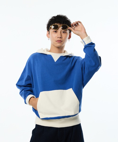 THE BOLDMAN（ザ ボールドマン）の「After Hoodie / アフターフーディー（パーカー・メンズ・ネイビー/グレー/ブルー・MEDIUM/LARGE）」の13枚目の写真