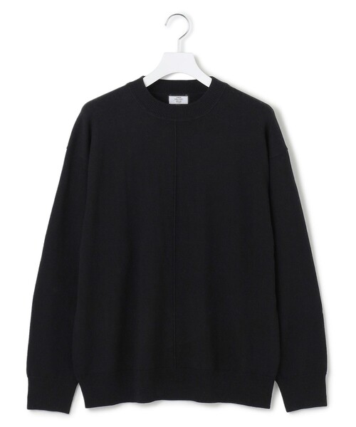 J.PRESS YORK STREET(ジェイプレスヨークストリート)の「【UNISEX】ANTI PILLING WOOL クルーネックニット(ニット/セーター・メンズ・ライトグレー系/ピンク系/オレンジ系/ダルブルー系/ブラック系/アイボリー系・SMALL/MEDIUM/LARGE)」の1枚目の写真