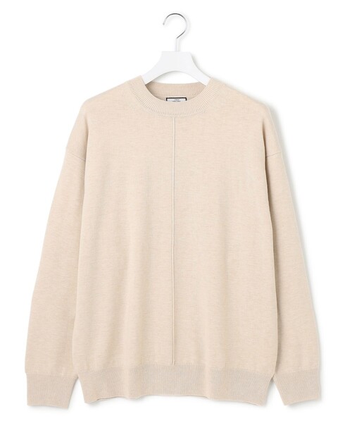 J.PRESS YORK STREET(ジェイプレスヨークストリート)の「【UNISEX】ANTI PILLING WOOL クルーネックニット(ニット/セーター・メンズ・ライトグレー系/ピンク系/オレンジ系/ダルブルー系/ブラック系/アイボリー系・SMALL/MEDIUM/LARGE)」の3枚目の写真
