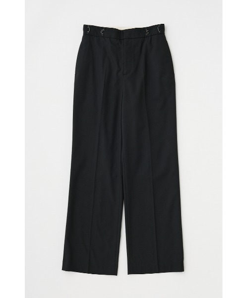 M_（エムアンダーバー）の「リサイクルポリエステル×レーヨン混紡ツイル素材 フックタックスラックス（スラックス・レディース・ブラック/ネイビー・1/2）」の18枚目の写真