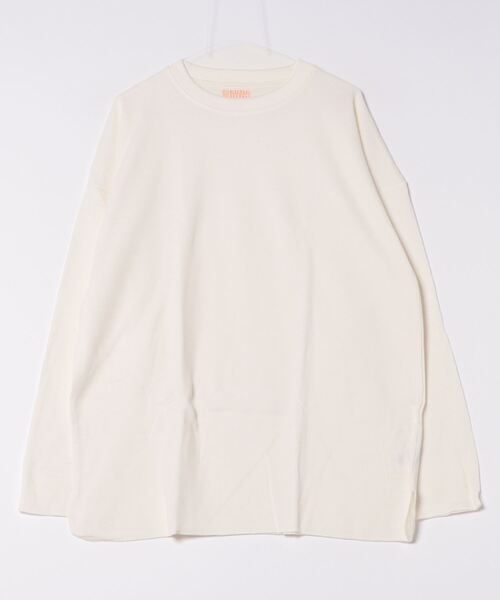 UNIVERSAL OVERALL(ユニバーサルオーバーオール)の「UNIVERSAL OVERALL / Heavyweight thermal loose fit L/S / UVOP-005(Tシャツ/カットソー・レディース・ブラック/ブラック系その他/オレンジ/ホワイト/ホワイト系その他/グリーン・MEDIUM/LARGE/X-LARGE/SMALL)」の1枚目の写真