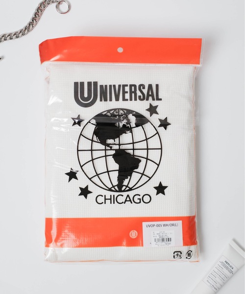UNIVERSAL OVERALL(ユニバーサルオーバーオール)の「UNIVERSAL OVERALL / Heavyweight thermal loose fit L/S / UVOP-005(Tシャツ/カットソー・レディース・ブラック/ブラック系その他/オレンジ/ホワイト/ホワイト系その他/グリーン・MEDIUM/LARGE/X-LARGE/SMALL)」の21枚目の写真