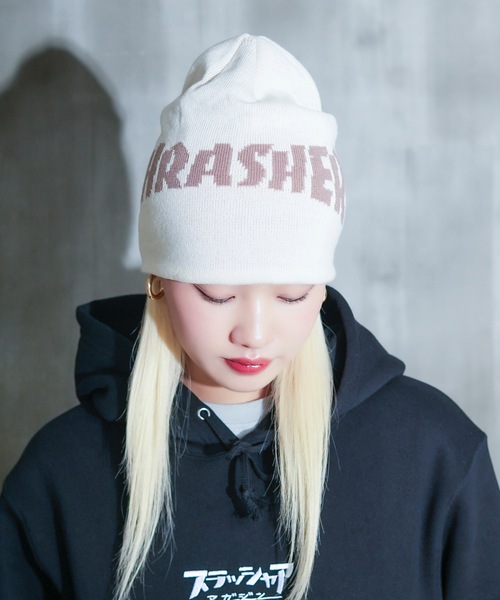 セール】MAG LOGO KNIT CAP BEANIE/スラッシャーロゴニットキャップ