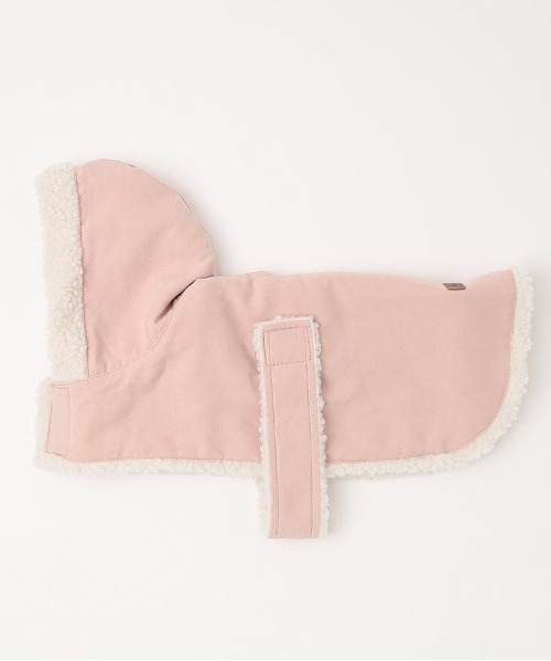 ムートン風フードボアケープ（ペットウェア）｜moncheri（モンシェリ）