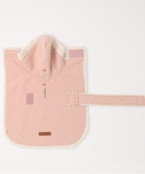 ムートン風フードボアケープ（ペットウェア）｜moncheri（モンシェリ）