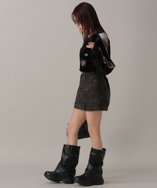 FOREVER 21（フォーエバー トゥエンティーワン）の「【2024FW】アソートカーゴミニスカート（スカート・レディース・ブラック/カーキ/ブラウン・SMALL/MEDIUM）」の5枚目の写真