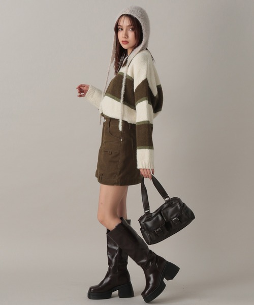 FOREVER 21（フォーエバー トゥエンティーワン）の「【2024FW】アソートカーゴミニスカート（スカート・レディース・ブラック/カーキ/ブラウン・SMALL/MEDIUM）」の14枚目の写真