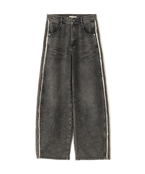 FREE'S MART（フリーズマート）の「◆サイド切替カーブデニムパンツ（デニムパンツ・レディース・ブラック系その他/ブルー系その他3・SMALL/MEDIUM）」の5枚目の写真