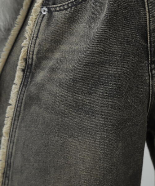 FREE'S MART（フリーズマート）の「◆サイド切替カーブデニムパンツ（デニムパンツ・レディース・ブラック系その他/ブルー系その他3・SMALL/MEDIUM）」の22枚目の写真