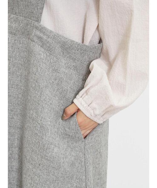 Samansa Mos2（サマンサ モスモス）の「ツイードライクジャンパースカート（ワンピース・レディース・モカ/グレー/チャコールグレー・F）」の20枚目の写真