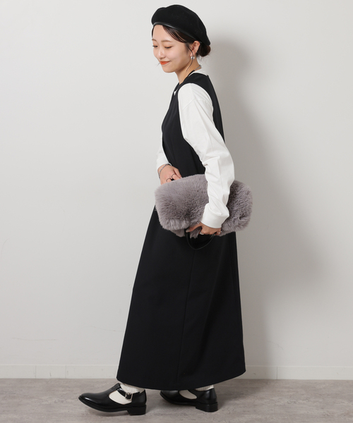 JOURNAL STANDARD relume（ジャーナルスタンダード　レリューム）の「《追加》RELUME ベレー（ハンチング/ベレー帽・レディース・ブラック・FREE）」の3枚目の写真