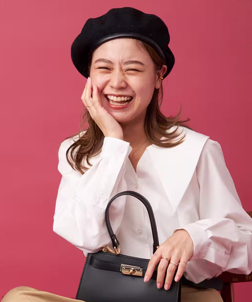 JOURNAL STANDARD relume（ジャーナルスタンダード　レリューム）の「《追加》RELUME ベレー（ハンチング/ベレー帽・レディース・ブラック・FREE）」の5枚目の写真