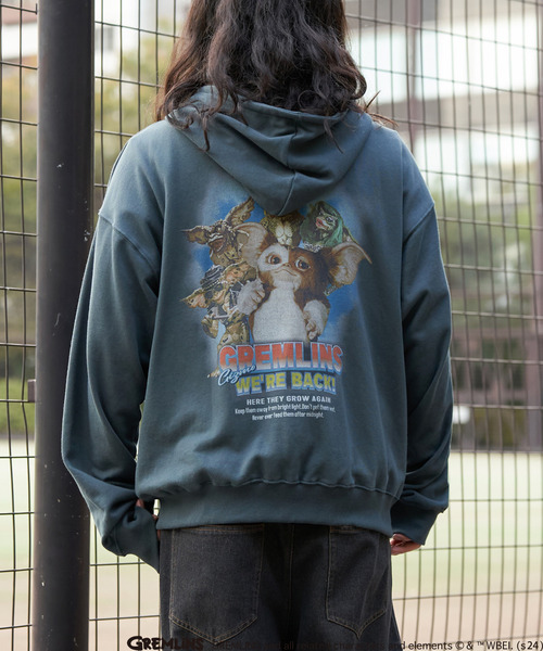 VENCEEXCHANGE（ヴァンスエクスチェンジ）の「GREMLINS グレムリン フォトプリント フロントジップパーカー（パーカー・メンズ・チャコール/セージグリーン/ワイン・M/L/LL）」の14枚目の写真