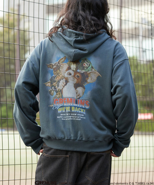 VENCEEXCHANGE（ヴァンスエクスチェンジ）の「GREMLINS グレムリン フォトプリント フロントジップパーカー（パーカー・メンズ・チャコール/セージグリーン/ワイン・M/L/LL）」の13枚目の写真