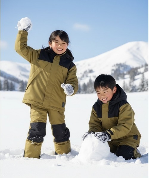 新品 WOODS キッズ 130 スノーウェア 上下セット スキー スノボー 新品 WOODS キッズ 130 スノーウェア 上下セット スキー スノボー