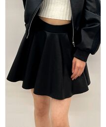 GYDA、スカート黒、S ジェイダ GYDA サイドスリットデニムロングスカート （ブラック