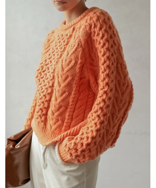 THE EDITOR ケーブル ニット セーター THE EDITOR ケーブル ニット セーター gabriele pasini ガブリエレパ