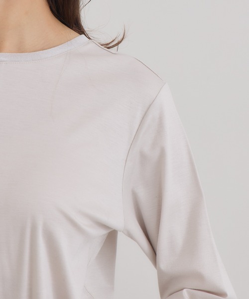 【セール】【KATHARINE ROSS】日本製 2WAY釦プルオーバー（Tシャツ/カットソー）｜KATHARINE ROSS（キャサリンロス）