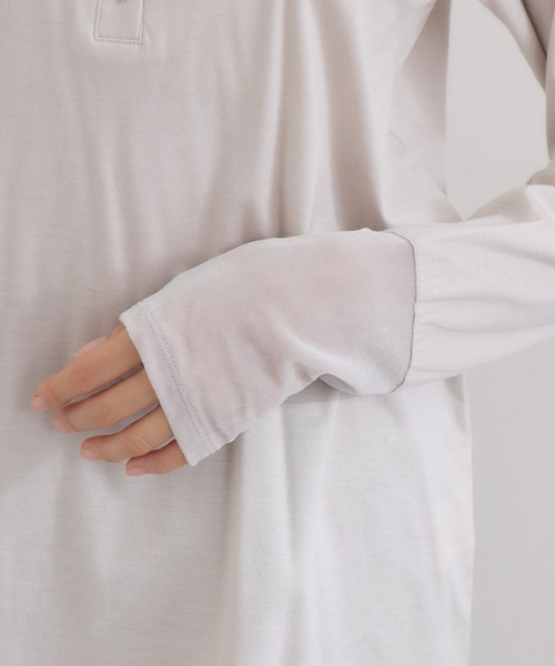 【セール】【KATHARINE ROSS】日本製 2WAY釦プルオーバー（Tシャツ/カットソー）｜KATHARINE ROSS（キャサリンロス）