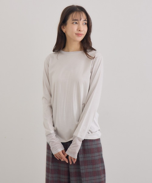 【セール】【KATHARINE ROSS】日本製 2WAY釦プルオーバー（Tシャツ/カットソー）｜KATHARINE ROSS（キャサリンロス）