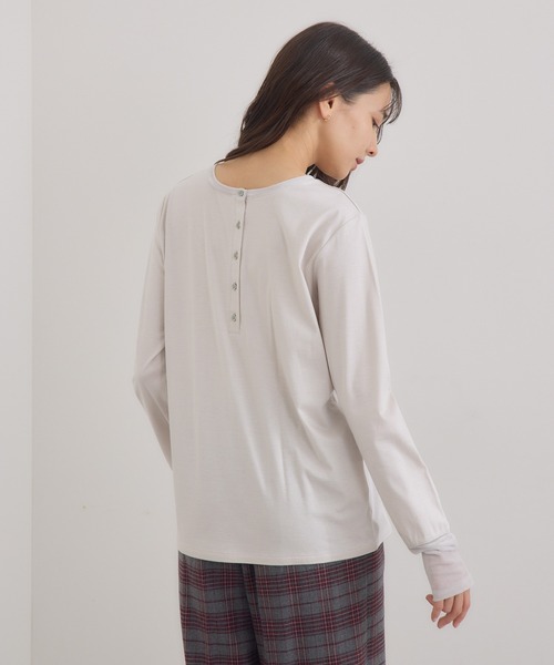 【セール】【KATHARINE ROSS】日本製 2WAY釦プルオーバー（Tシャツ/カットソー）｜KATHARINE ROSS（キャサリンロス）