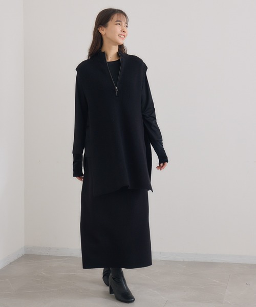 【セール】【KATHARINE ROSS】日本製 2WAY釦プルオーバー（Tシャツ/カットソー）｜KATHARINE ROSS（キャサリンロス）