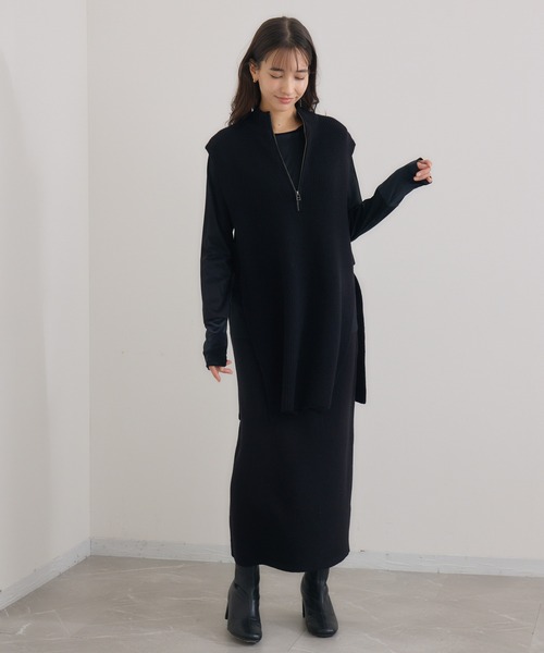 【セール】【KATHARINE ROSS】日本製 2WAY釦プルオーバー（Tシャツ/カットソー）｜KATHARINE ROSS（キャサリンロス）