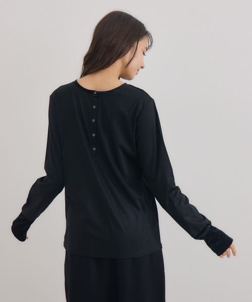 【セール】【KATHARINE ROSS】日本製 2WAY釦プルオーバー（Tシャツ/カットソー）｜KATHARINE ROSS（キャサリンロス）