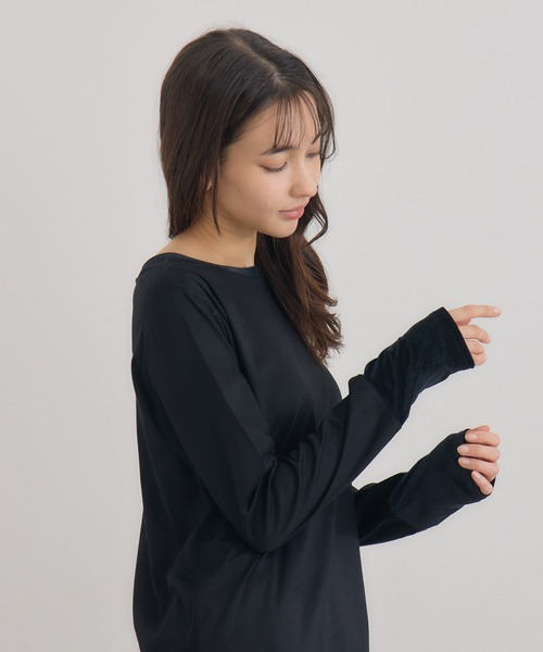 【セール】【KATHARINE ROSS】日本製 2WAY釦プルオーバー（Tシャツ/カットソー）｜KATHARINE ROSS（キャサリンロス）