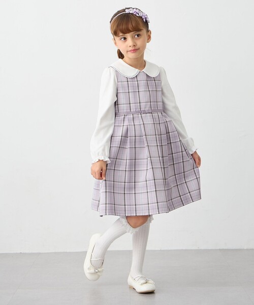 チェック柄ジャンパースカート（スカート）｜any Fam（エニィファム）