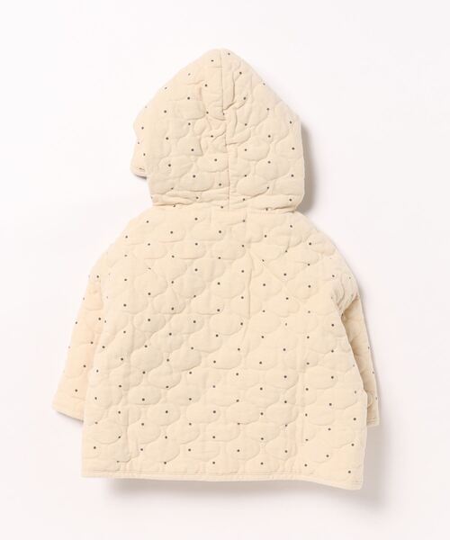 aimoha(アイモハ)の「【aimoha-KIDS-】フード付きキルティングジャケット (AW)(その他アウター・キッズ・オフホワイト/ブラウン/ベージュ・90/100/110/120/80/130)」の5枚目の写真